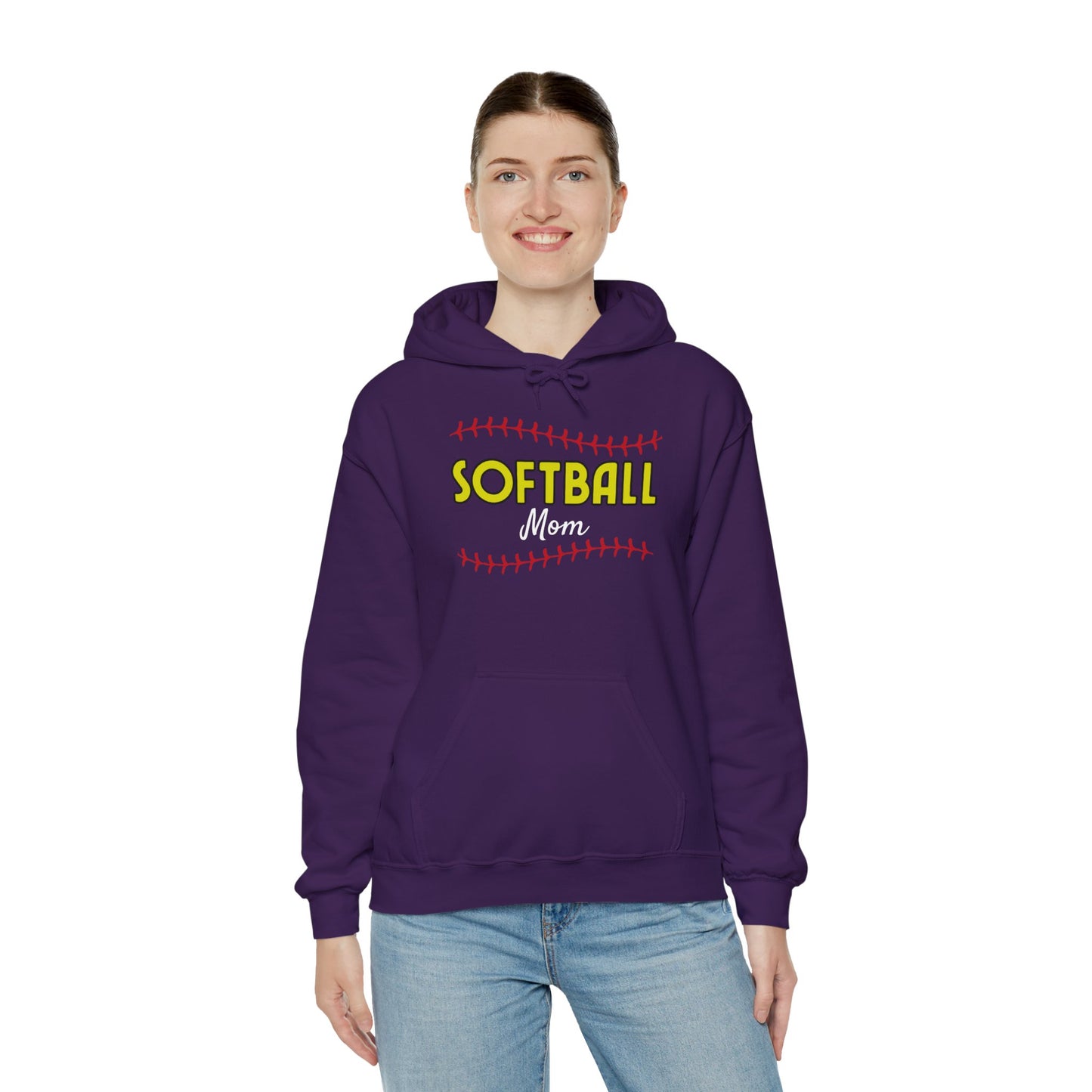 Softball Mom Retro Hoodie