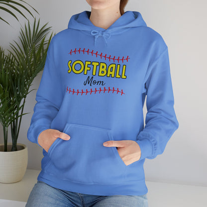 Softball Mom Retro Hoodie