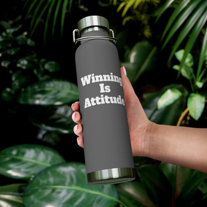 Winning is Attitude Water Bottle