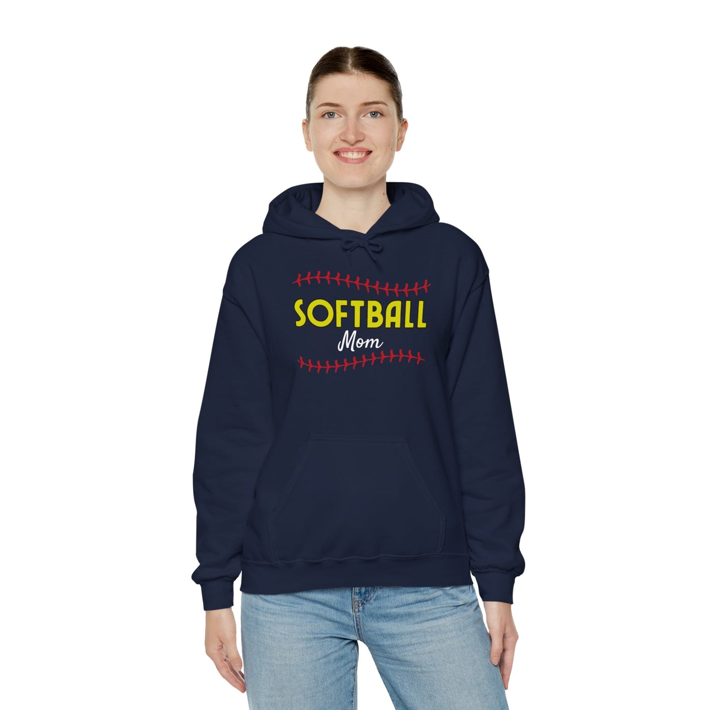 Softball Mom Retro Hoodie