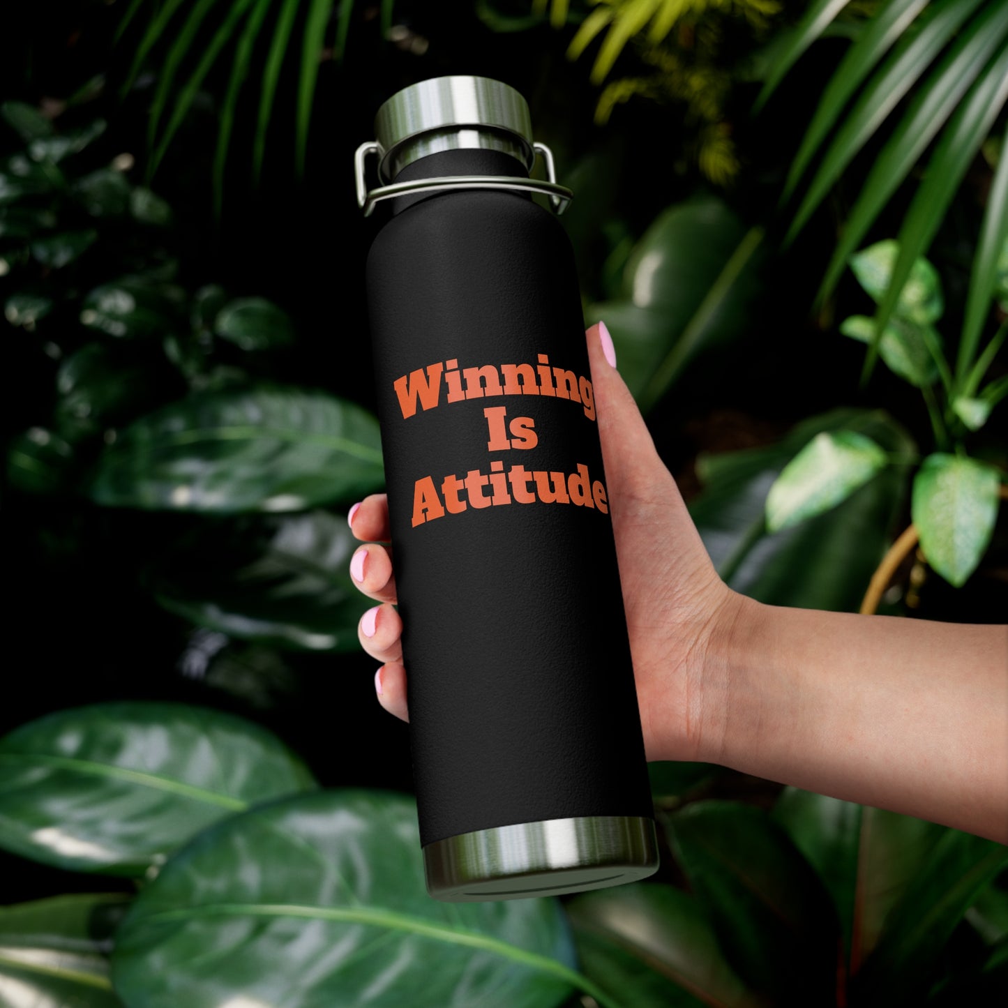 Winning is Attitude Water Bottle