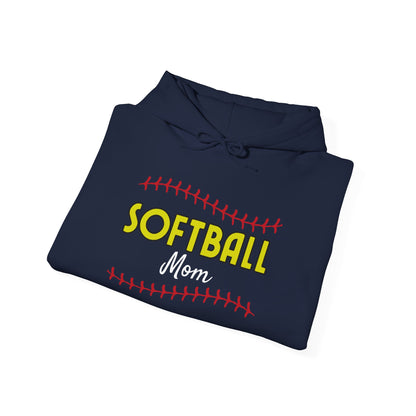 Softball Mom Retro Hoodie