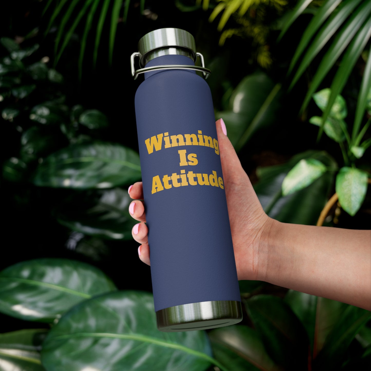 Winning is Attitude Water Bottle