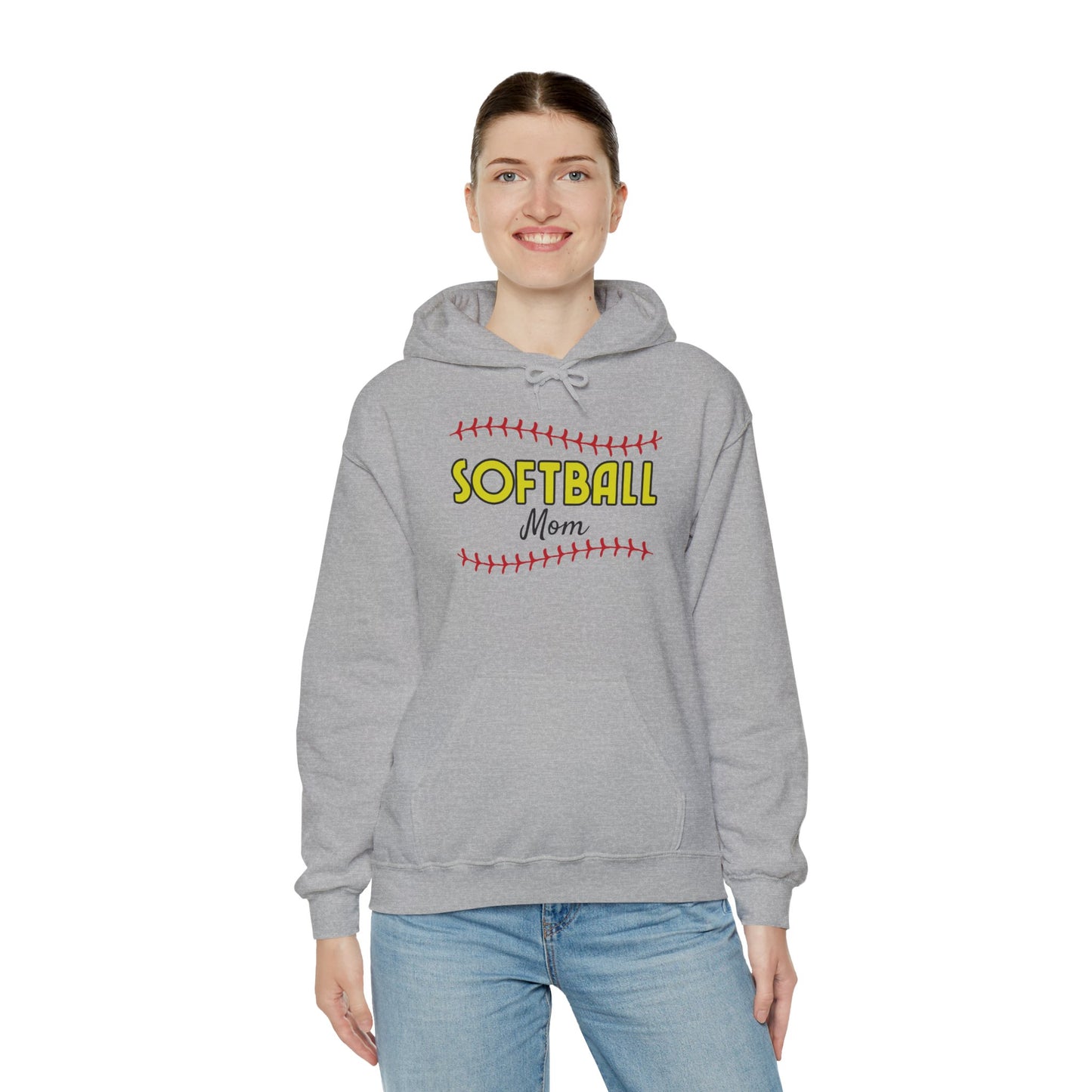 Softball Mom Retro Hoodie