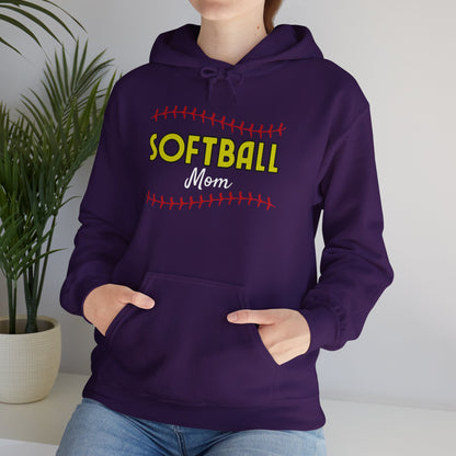 Softball Mom Retro Hoodie