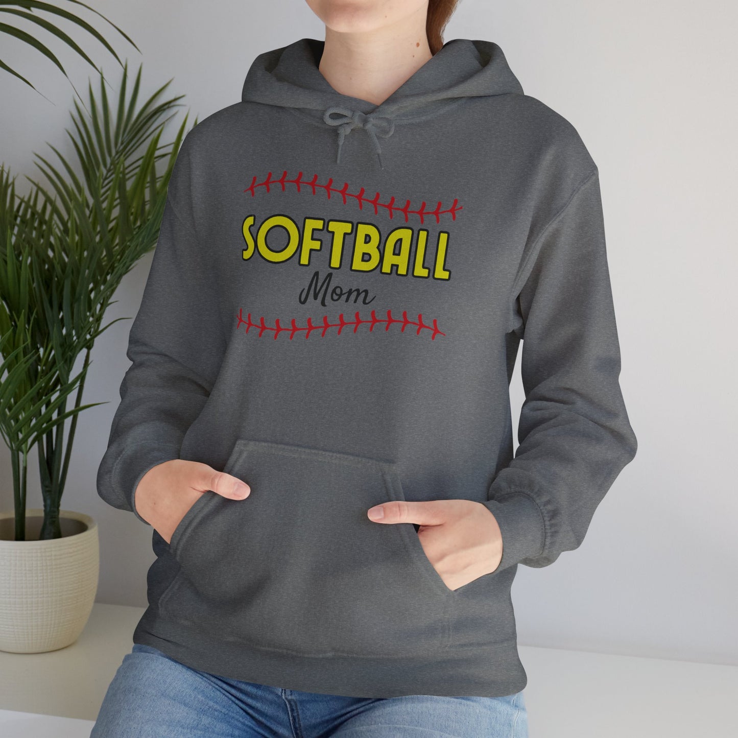 Softball Mom Retro Hoodie