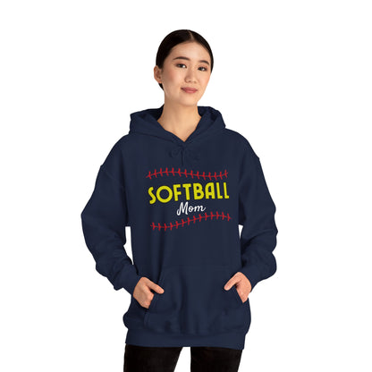 Softball Mom Retro Hoodie